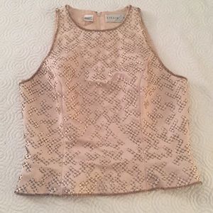 Gorgeous VINTAGE Lillie Rubin Beaded Top!